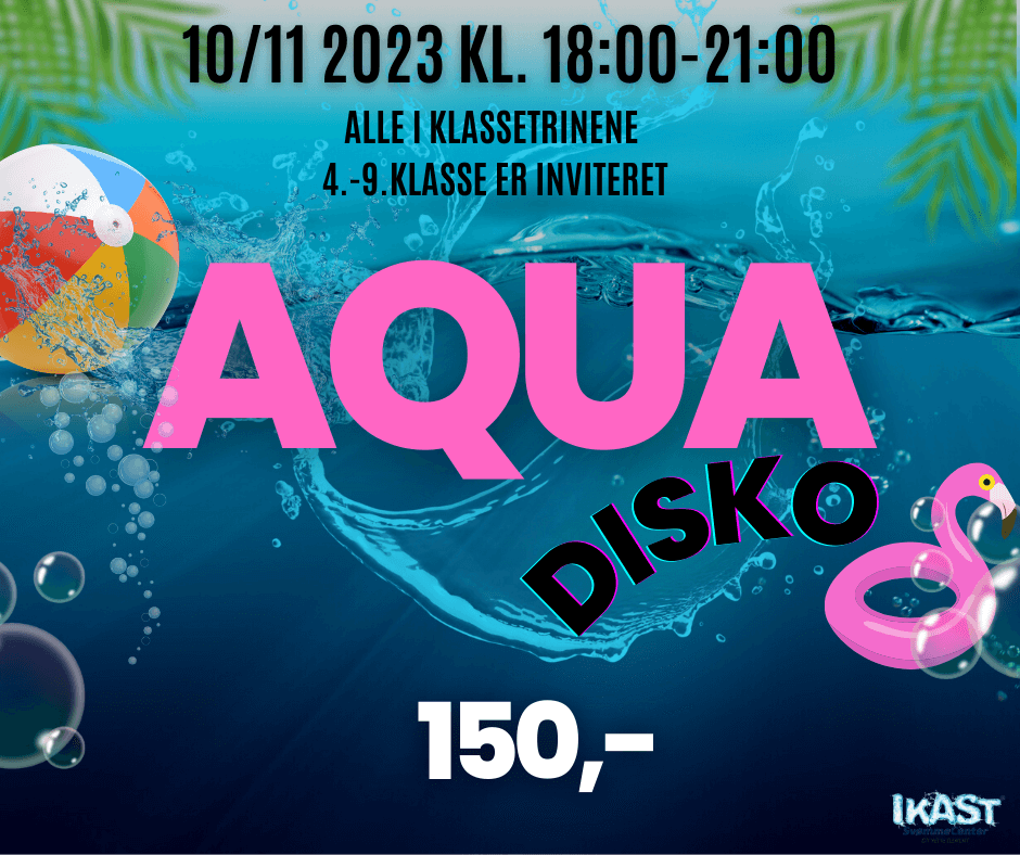 Aqua disko reklame